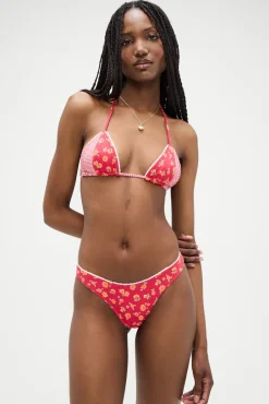 Bottoms|Bikinis^Frankies Bikinis Dove Reversible Classic Bikini Bottom Summer Flower