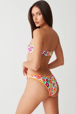 Bottoms|Bikinis^Frankies Bikinis Dove Shine Classic Bikini Bottom French Flowers