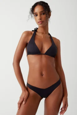 Bottoms|Bikinis^Frankies Bikinis Enzo Cheeky Bikini Bottom Black