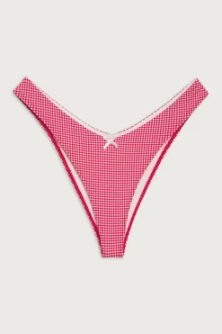 Bottoms|Bikinis^Frankies Bikinis Enzo Cheeky Bikini Bottom Ladybug Gingham
