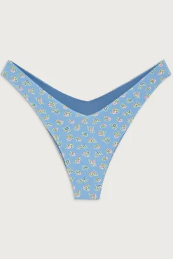 Bottoms|Bikinis^Frankies Bikinis Enzo Cheeky Floral Bikini Bottom Blue Hawaii