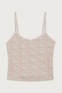 Tops^Frankies Bikinis Farmhouse Floral Waffle Camisole Baby Blanket