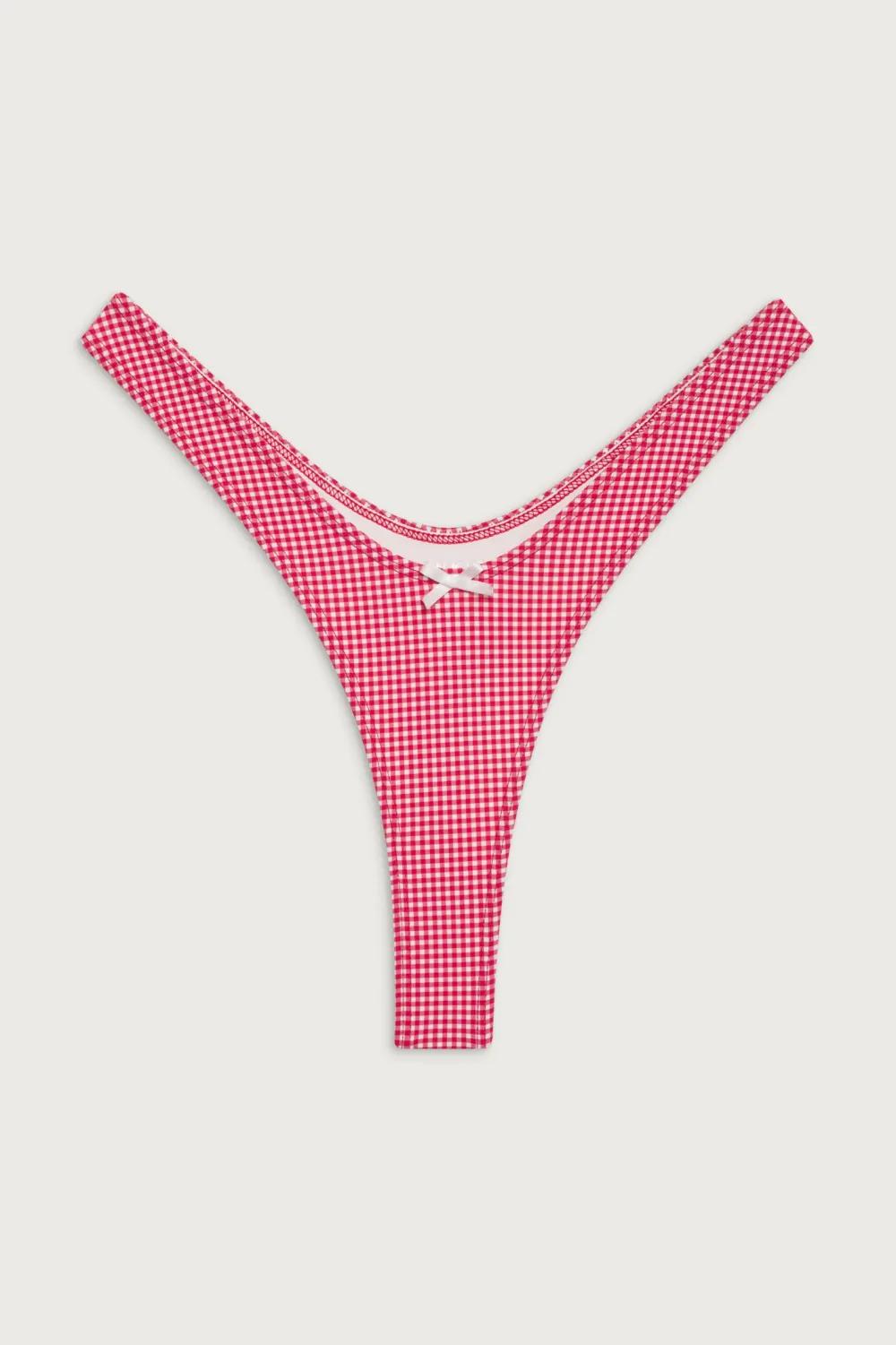 Bottoms|Bikinis^Frankies Bikinis Full Moon Micro Bikini Bottom Ladybug Gingham