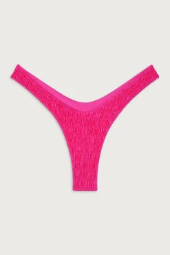 Bottoms|Bikinis^Frankies Bikinis Full Moon Micro Shine Bikini Bottom Candy Pink