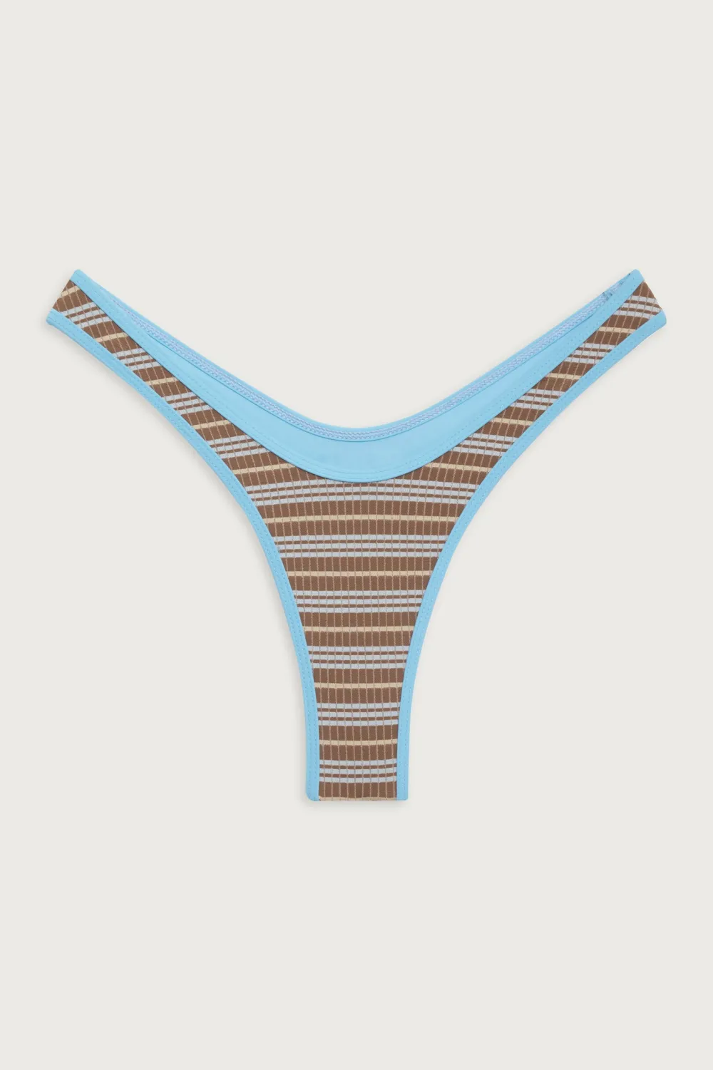 Bottoms|Bikinis^Frankies Bikinis Full Moon Striped Micro Bikini Bottom Ocean Stone