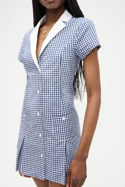 Dresses^Frankies Bikinis Garden Gingham Mini Dress Seaside Gingham