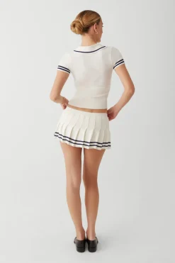 Tops|Matching Sets^Frankies Bikinis Honeymoon Knit Shirt Sugar