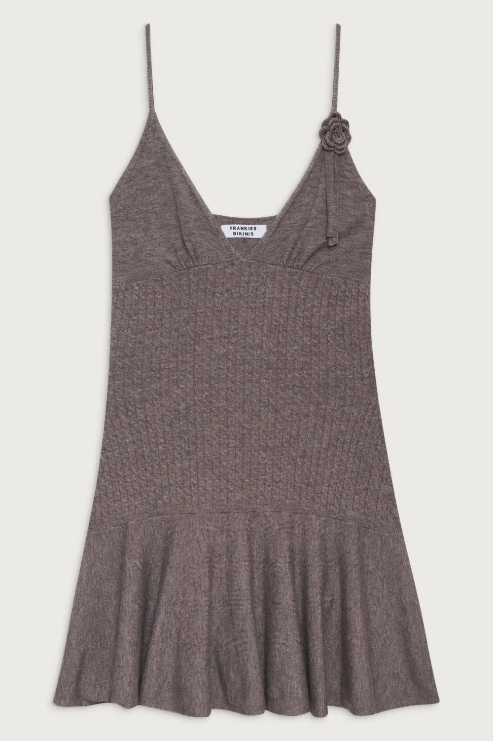 Dresses^Frankies Bikinis Houston Cable Cloud Knit Dress Dark Pearl