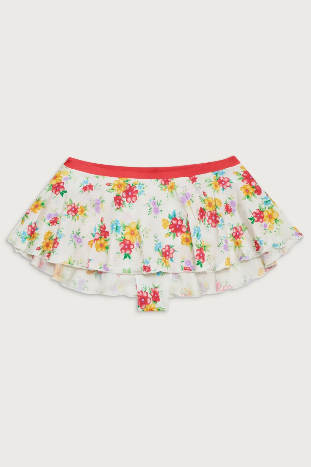 Bottoms|Bikinis^Frankies Bikinis Izabella Shine Swim Skirt Sweet Hibiscus