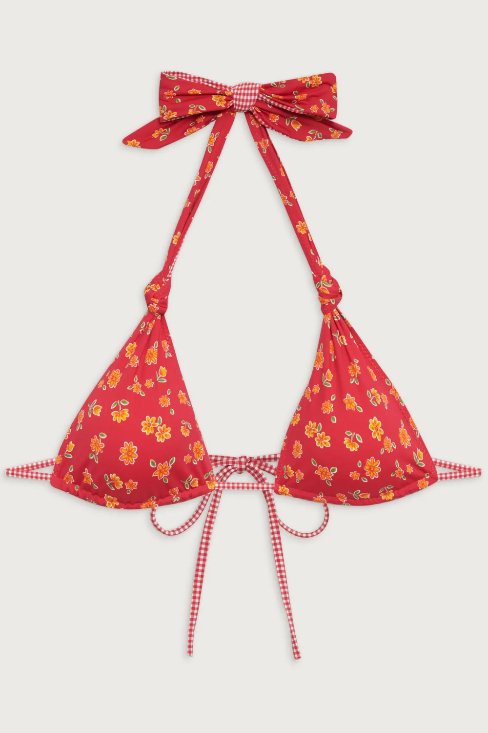 Tops|Bikinis^Frankies Bikinis Kealy Reversible Triangle Bikini Top Summer Flower