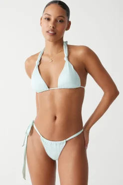 Bottoms|Bikinis^Frankies Bikinis Kealy Shine Cheeky Bikini Bottom Pistachio