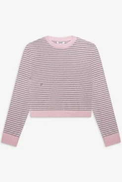 Tops|Cloud Knits^Frankies Bikinis Kip Oversized Sweater Rosewater Stripe