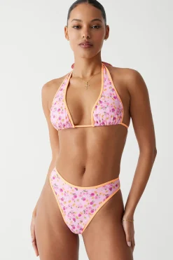 Bottoms|Bikinis^Frankies Bikinis Laura High Waist Cheeky Bikini Bottom Queen's Bath
