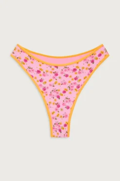 Bottoms|Bikinis^Frankies Bikinis Laura High Waist Cheeky Bikini Bottom Queen's Bath