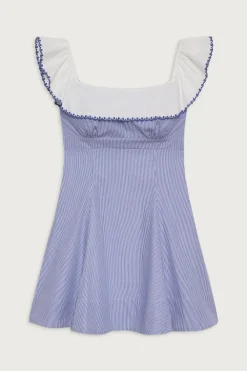 Dresses^Frankies Bikinis Lilah Striped Mini Dress Midnight Stripe