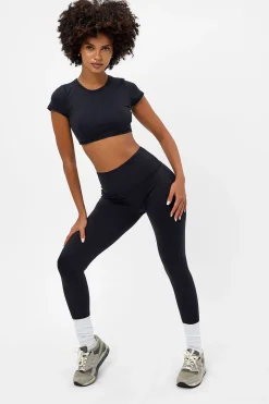 Active^Frankies Bikinis Lively High Waist Legging Black