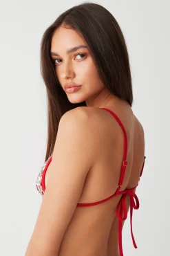 Tops|Bikinis^Frankies Bikinis Lumia Triangle Bralette Bikini Top Berry in Love