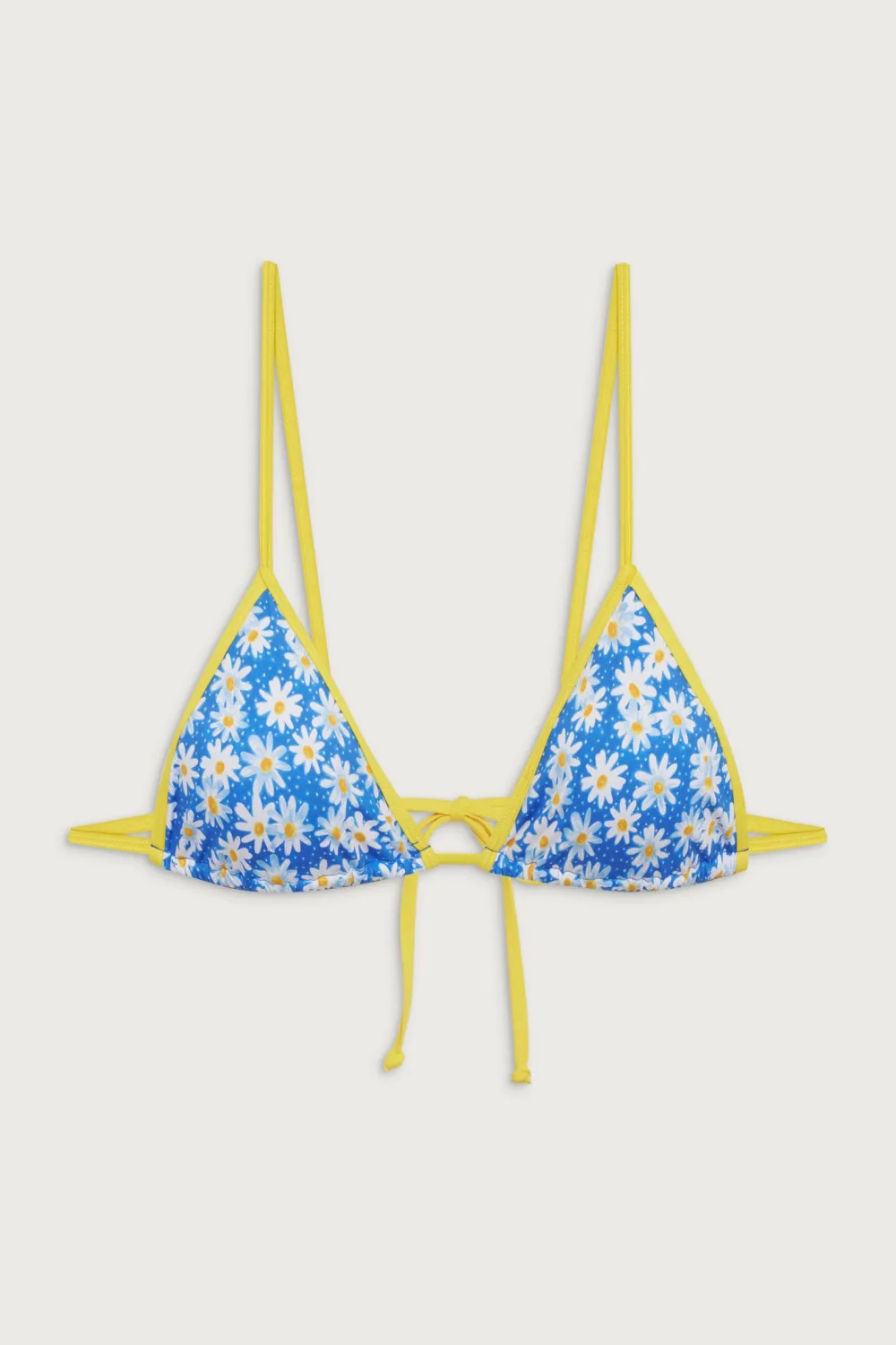 Tops|Bikinis^Frankies Bikinis Lumia Triangle Bralette Bikini Top Blue Daisy