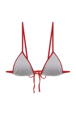 Tops|Bikinis^Frankies Bikinis Lumia Triangle Bralette Bikini Top Cherry Mint
