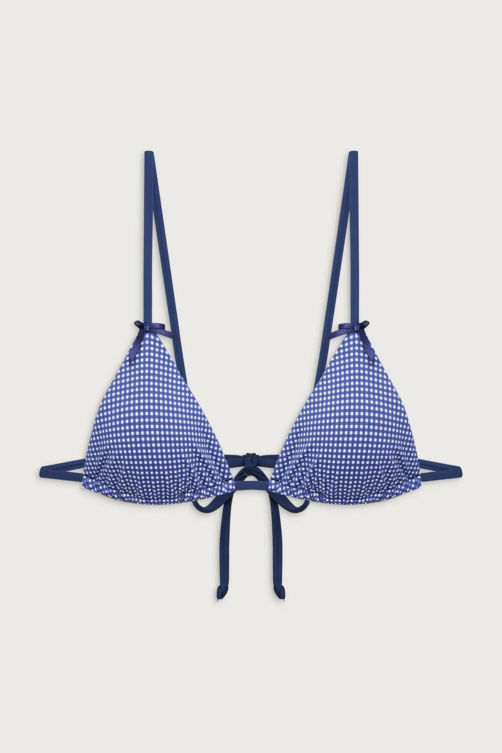 Tops|Bikinis^Frankies Bikinis Lumia Triangle Bralette Bikini Top Sailor Gingham