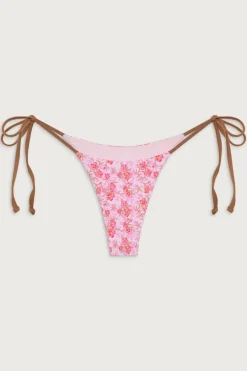 Bottoms|Bikinis^Frankies Bikinis Mackenzie Floral Cheeky Bikini Bottom Watercolor Hibiscus