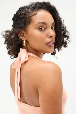 Tops|Matching Sets^Frankies Bikinis Marialla Cloud Knit Halter Top Sweet Tea