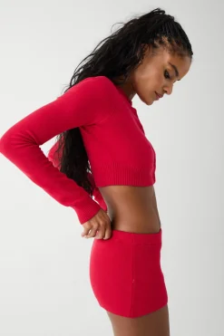 Bottoms|Matching Sets^Frankies Bikinis Marialla Cloud Knit Mini Skort Burning Love