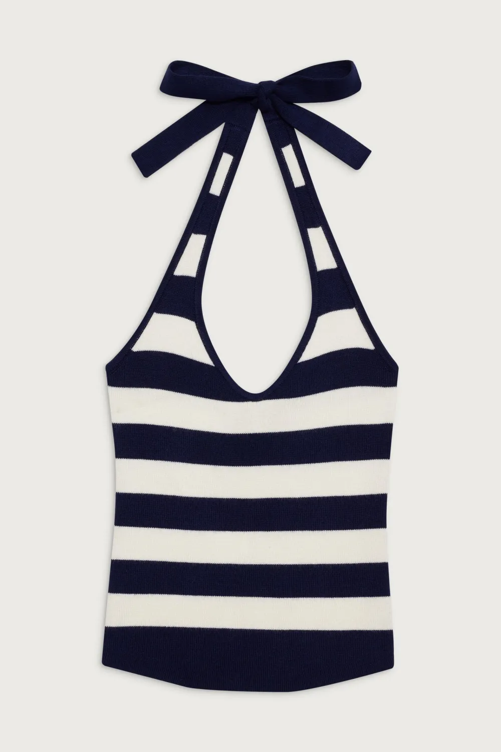 Tops|Matching Sets^Frankies Bikinis Marialla Knit Halter Top Sea Stripe