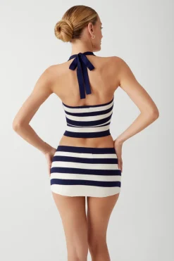 Bottoms|Matching Sets^Frankies Bikinis Marialla Knit Mini Skort Sea Stripe