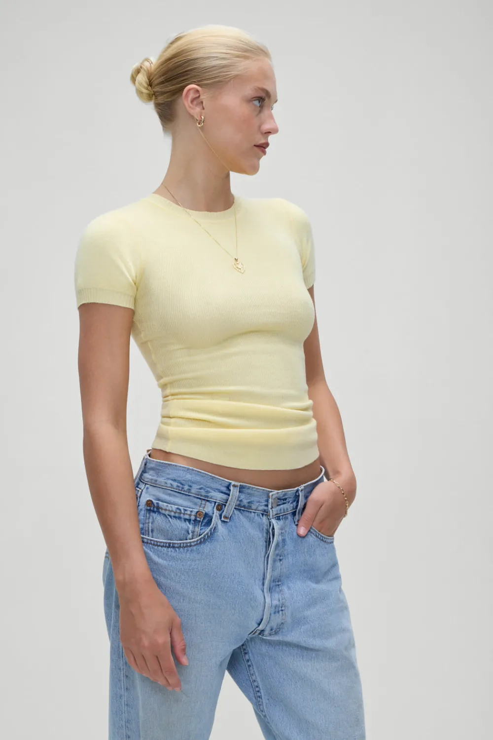 Tops|Cloud Knits^Frankies Bikinis Mulholland Knit Sweater Vanilla Sugar