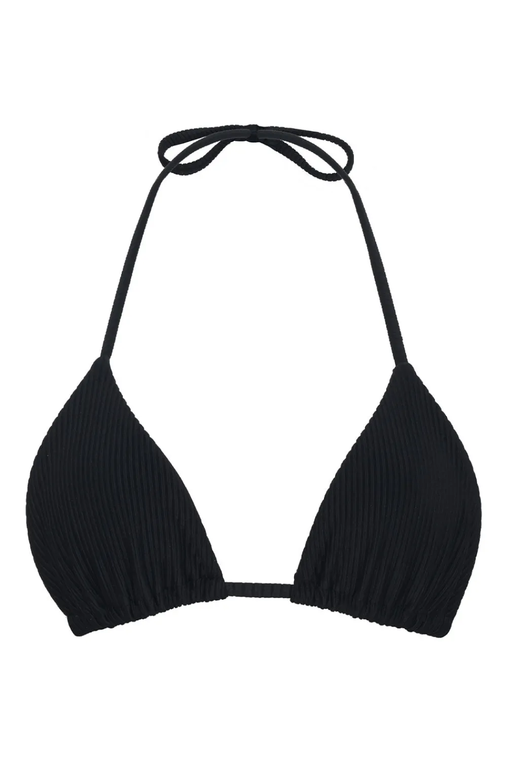 Tops|Bikinis^Frankies Bikinis Nick Ribbed Triangle Top Black
