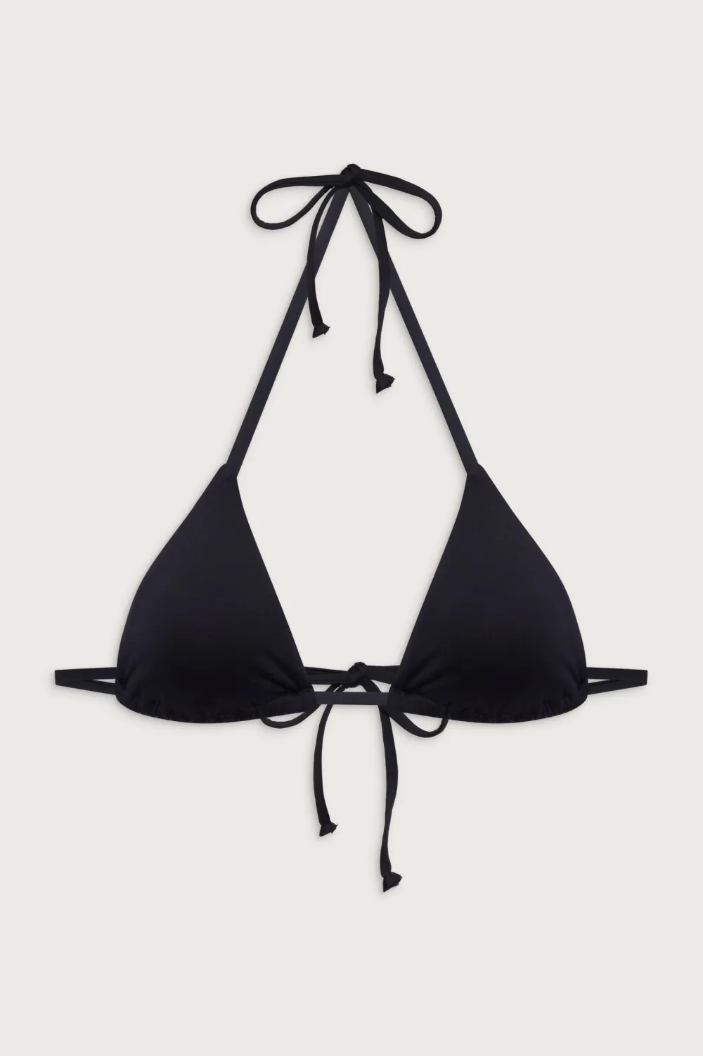 Tops|Bikinis^Frankies Bikinis Nick String Triangle Bikini Top Black