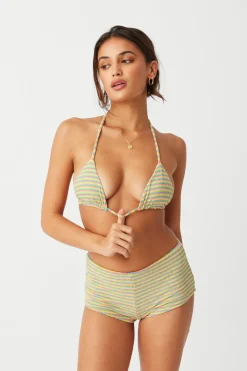 Tops|Bikinis^Frankies Bikinis Nick Terry Triangle Bikini Top Lovers Stripe