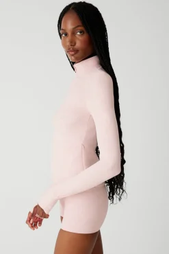 Active^Frankies Bikinis Renee Zip Up Jacket Pink Petals