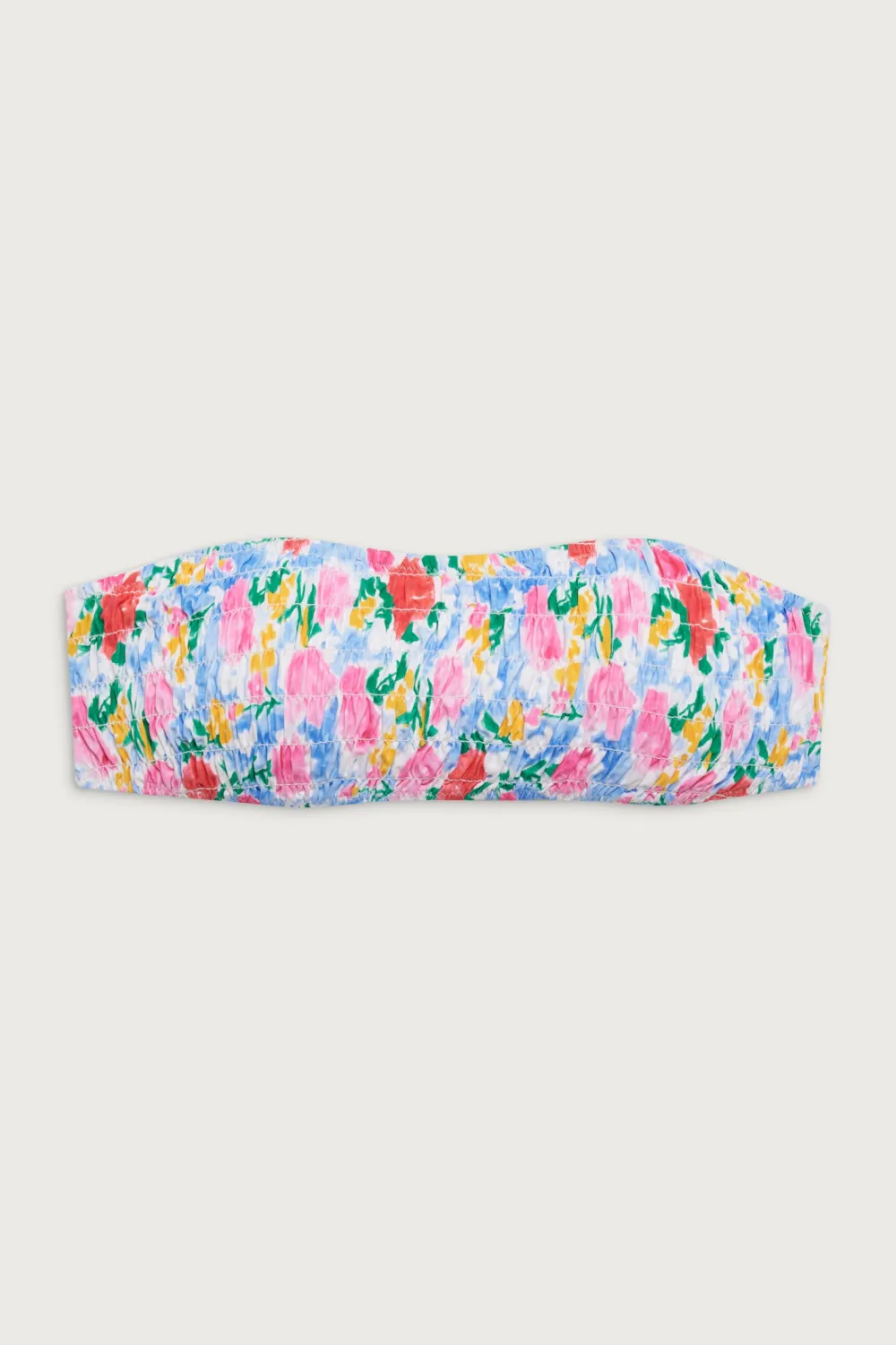 Tops|Bikinis^Frankies Bikinis Rosabella Bandeau Bikini Top Painted Petals
