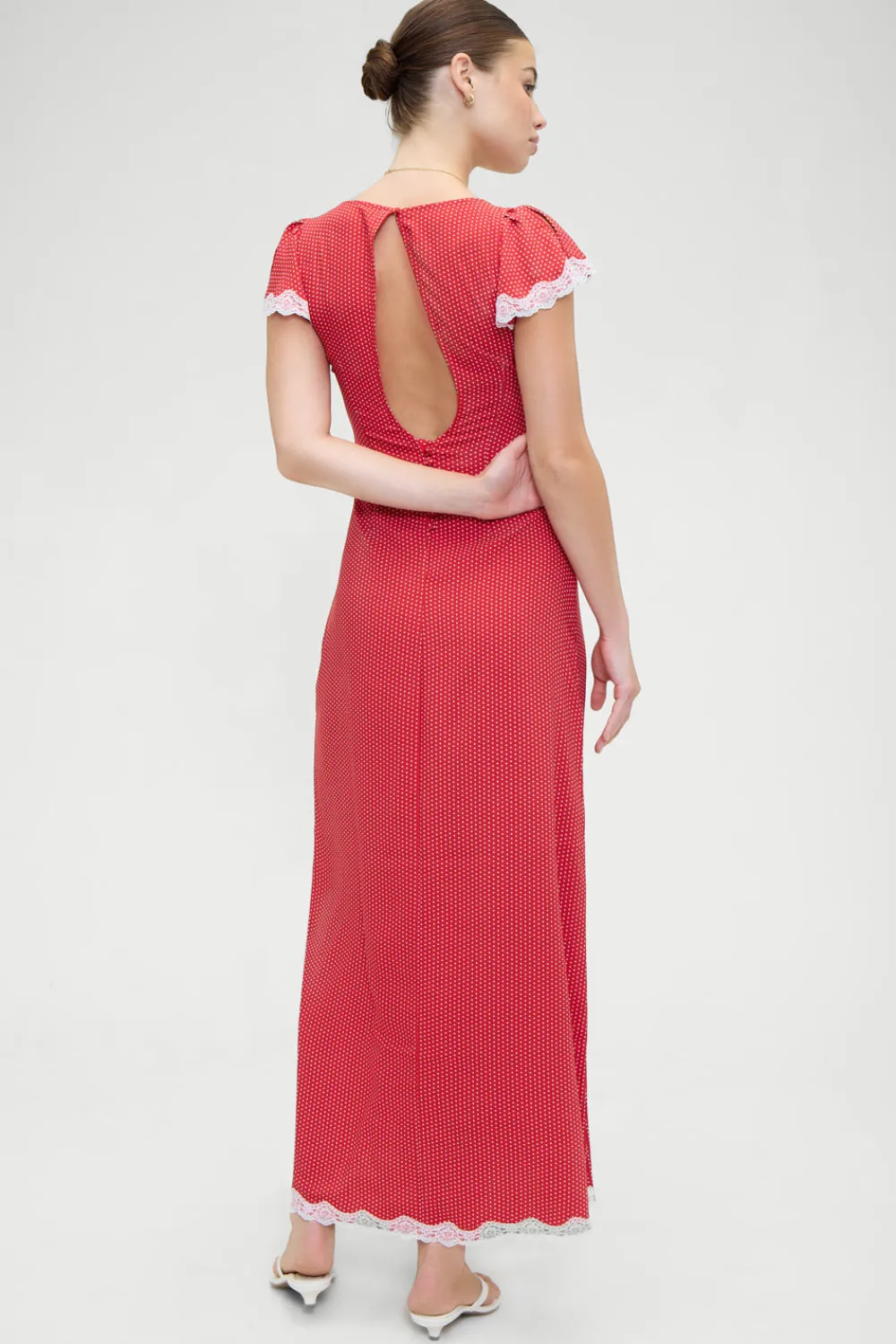 Dresses^Frankies Bikinis Rosalyn Polka Dot Maxi Dress Ladybug