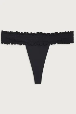 Bottoms|Bikinis^Frankies Bikinis Sofia Micro Bikini Bottom Black