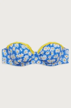 Tops|Bikinis^Frankies Bikinis Sweetwater Underwire Bikini Top Blue Daisy