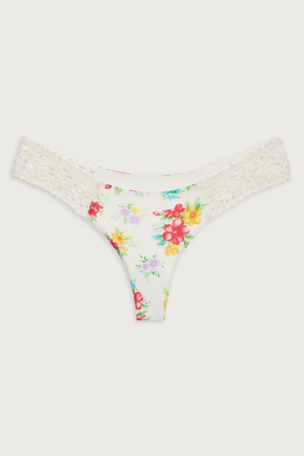 Bottoms|Bikinis^Frankies Bikinis Tanner Shine Cheeky Bikini Bottom Sweet Hibiscus