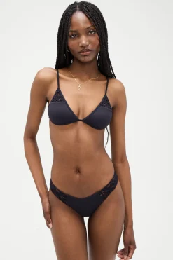Tops|Bikinis^Frankies Bikinis Tanner Triangle Bikini Top Black