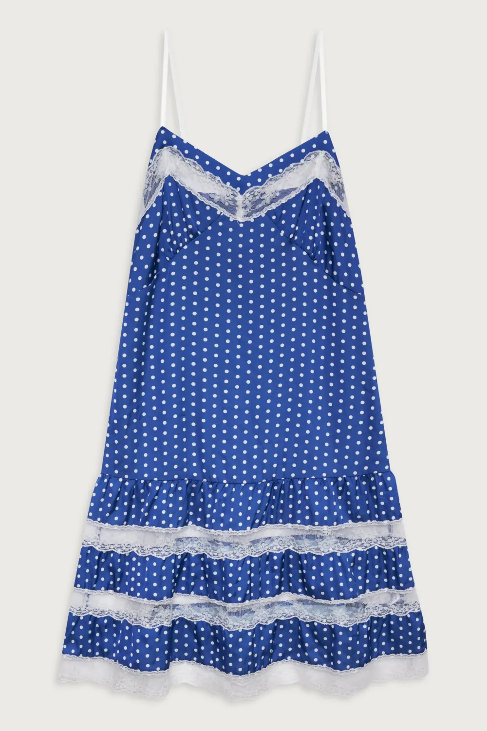 Dresses^Frankies Bikinis Tennessee Satin Midi Dress Sailor Dot
