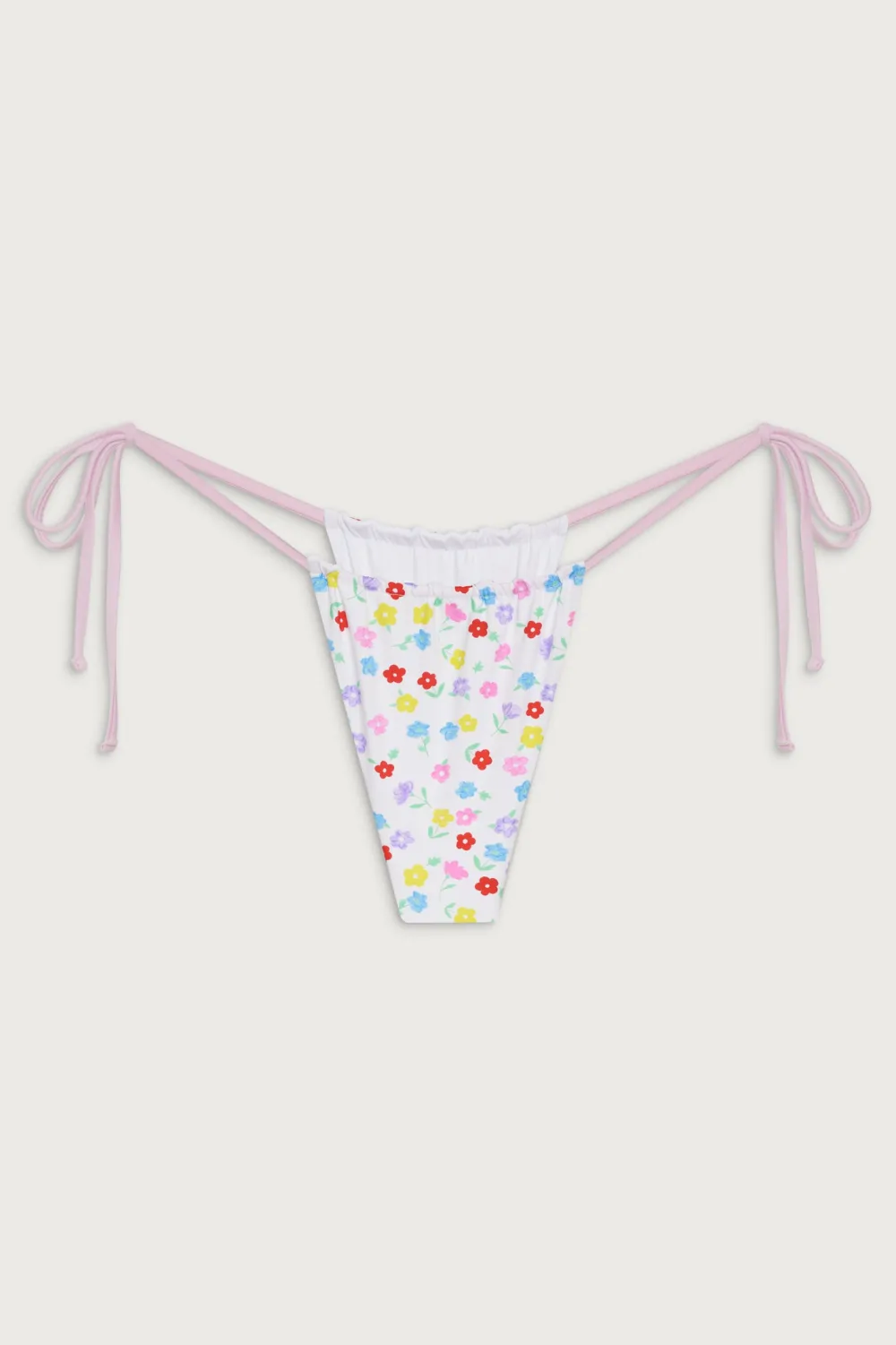 Bottoms|Bikinis^Frankies Bikinis Tia Floral Skimpy Bikini Bottom Dune Daisy