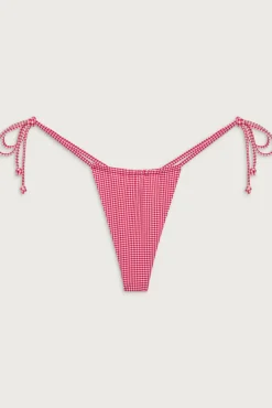 Bottoms|Bikinis^Frankies Bikinis Tia Skimpy Bikini Bottom Ladybug Gingham