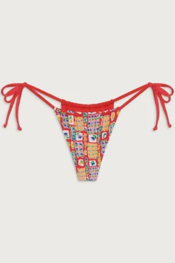 Bottoms|Bikinis^Frankies Bikinis Tia Tie Side Skimpy Bikini Bottom Field of Dreams