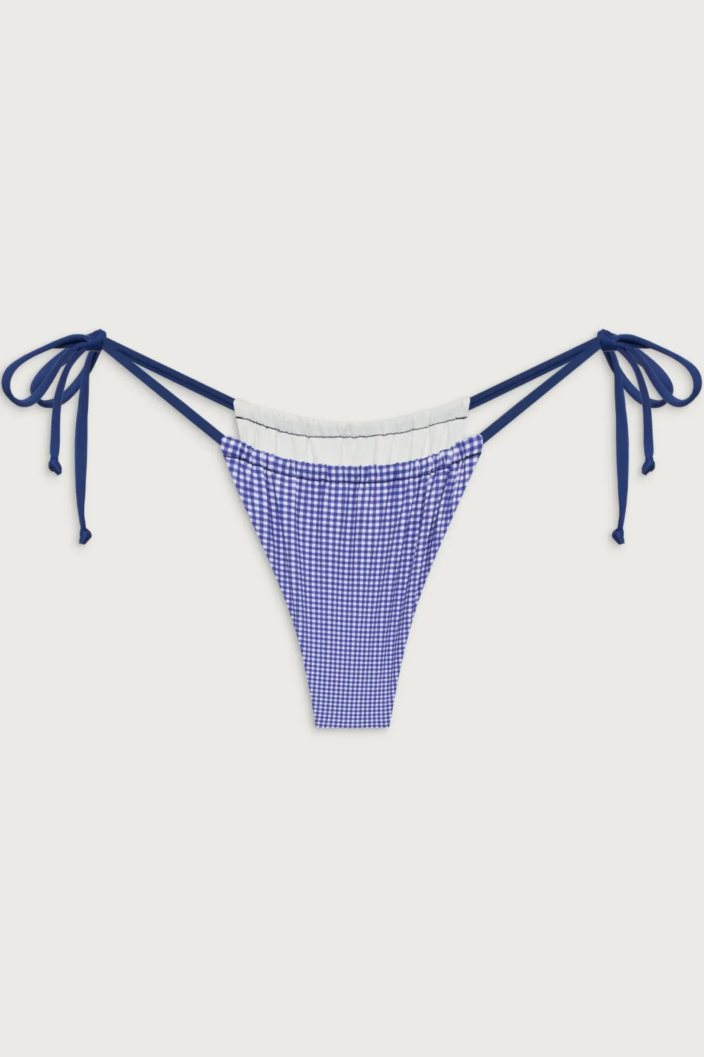 Bottoms|Bikinis^Frankies Bikinis Tia Tie Side Skimpy Bikini Bottom Sailor Gingham