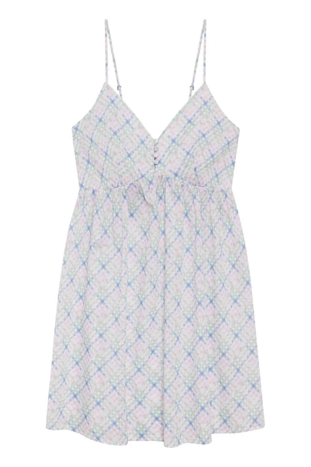Dresses^Frankies Bikinis X DJERF AVENUE Airy Poplin Mini Dress Cottage Meadow