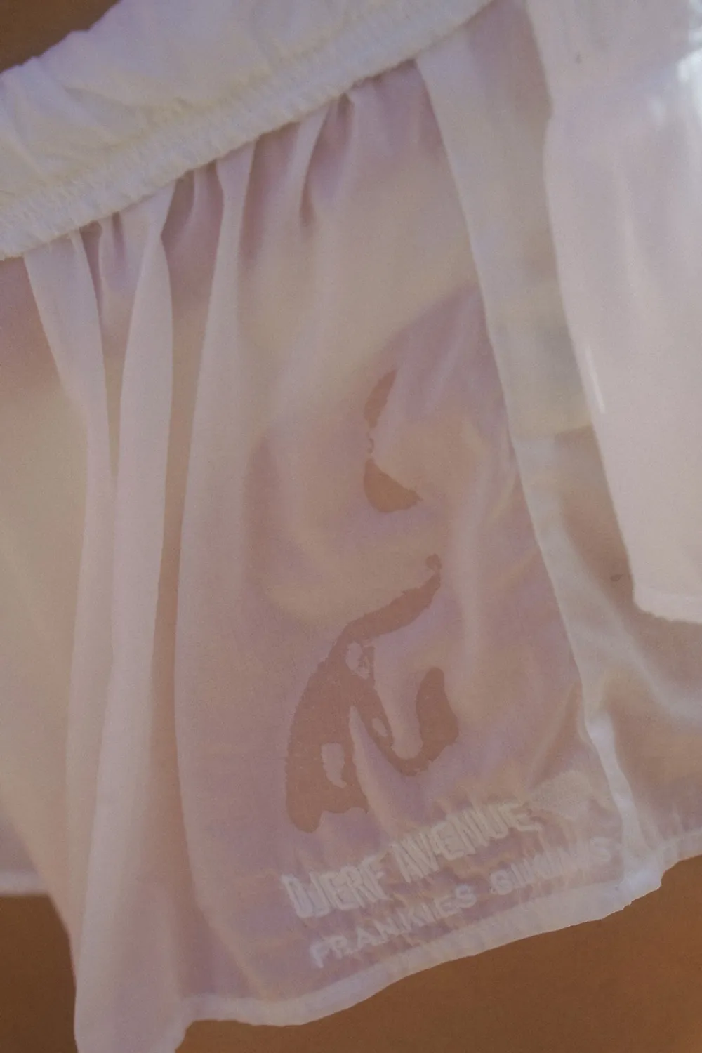 Bottoms|Matching Sets^Frankies Bikinis X DJERF AVENUE Airy Poplin Mini Shorts White