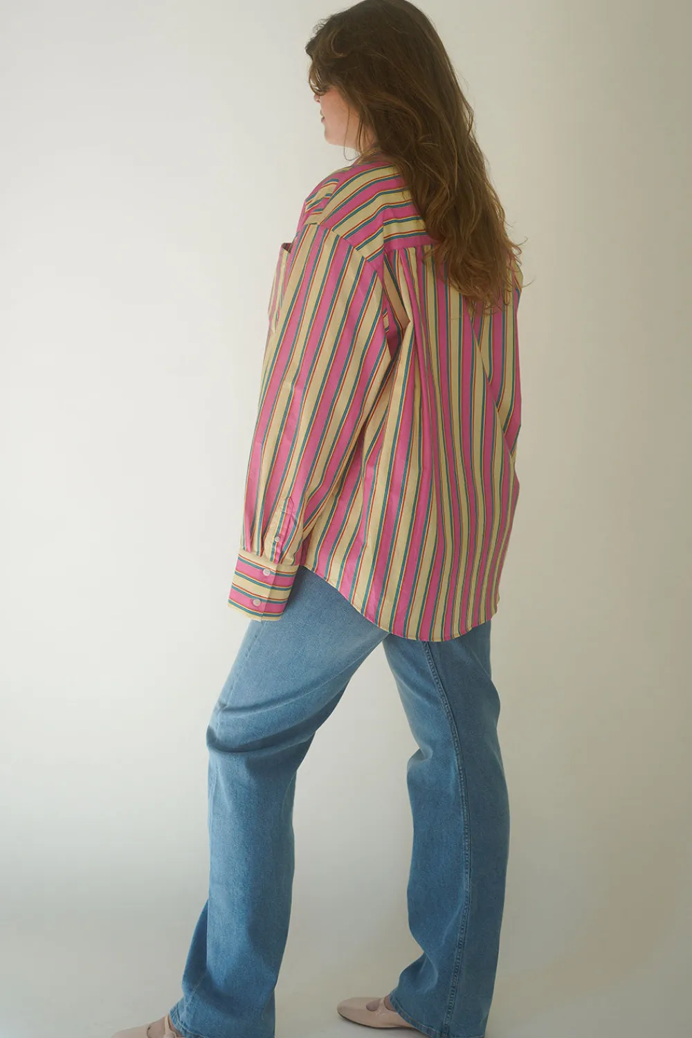 Tops^Frankies Bikinis X DJERF AVENUE Breezy Classic Shirt Mood Ring