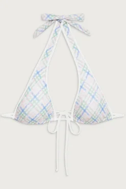 Tops|Bikinis^Frankies Bikinis X DJERF AVENUE Diana Halter Bikini Top Cottage Meadow