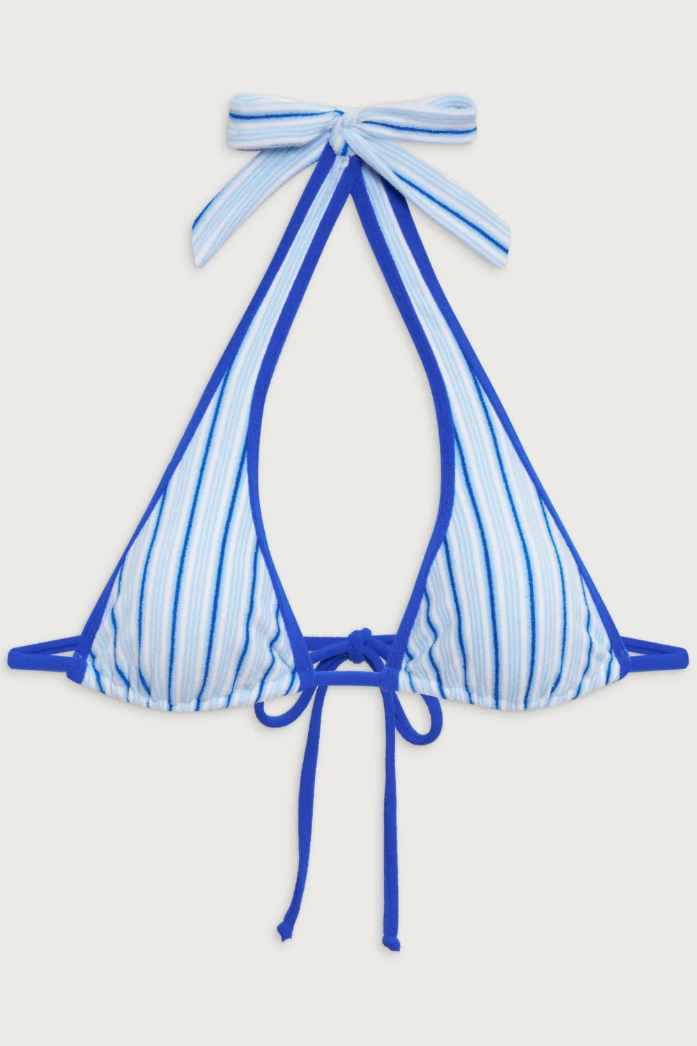 Tops|Bikinis^Frankies Bikinis X DJERF AVENUE Diana Halter Bikini Top Seaside Stripe